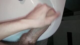 Fat White Cock Cums Hard