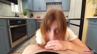 Tease POV Lucy Foxx REDHEAD PORN NEWBIE