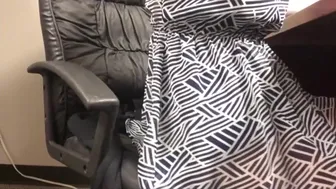 Office Fingering And Masturbation