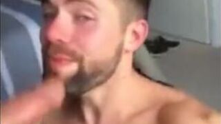 Sucking a Thick Cock - Amateur Hunk Blowjob