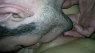 Mature Couple's Steamy Session: Pussy Eating & Fingering