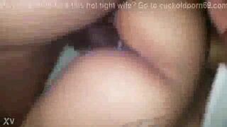 Sexy housewife swinger fucking black dude in Milf Porn Video