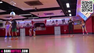 Super Orgy at the skating rink part1 - Violet Myers - Adriana Chechik - Emily Norman