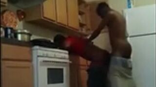 Black Twinks' Kitchen Banging