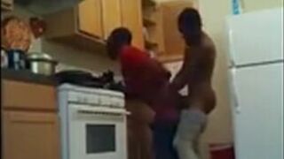 Black Twinks' Kitchen Banging