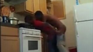 Black Twinks' Kitchen Banging