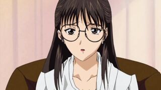 Anime lesbian group and masturbation session