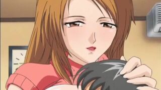 Horny japanese anime fuck orgy between teens