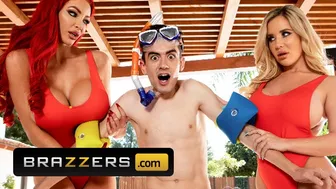 Brazzers - Sexy Lifeguards Nicolette Shea & Savannah Bond Save A Cock