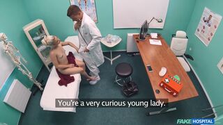 Fake Hospital - Doc Fucks Freshly Shaven Teen Pussy