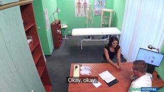 Doctor Examines Patient with Cock
