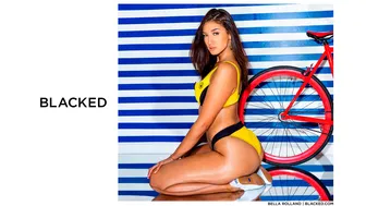 Blacked - Beautiful busty hottie Bella Rolland likes hardcore interracial sex