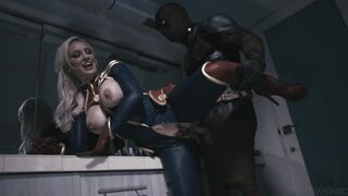 Deadpool Fucks Captain Marvel Hard FULL SCENE - Kenzie Taylor