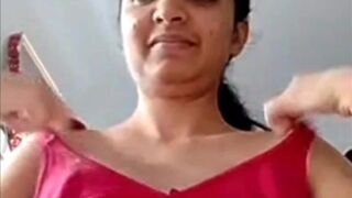 Sexy indian girl stripping nude showing hot body big boobs