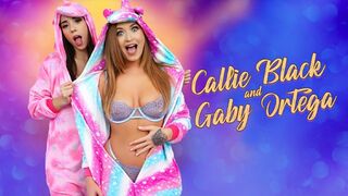 Big Assed Busty Babes Callie Black And Gaby Ortega Bounce On A Big Cock