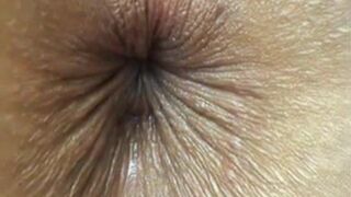 Winking Butthole Close-Up on Webcam