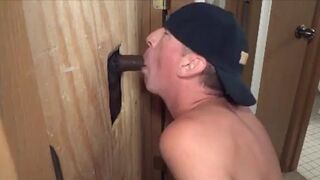 Sucking BBC At Glory Hole - Amateur Interracial Gay Video