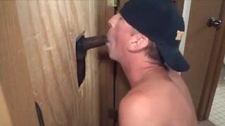 Sucking BBC At Glory Hole - Amateur Interracial Gay Video