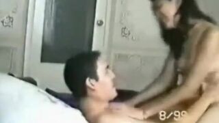 Cheating Asian MILF Caught on Tape with Lover