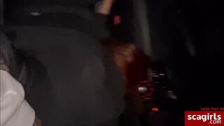 Public Car Blowjob with a Blonde and a Big Cock