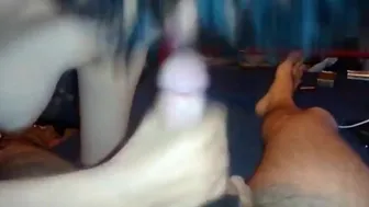 Brunette Amateur Blowjob With Cum In Mouth