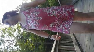 Crossdresser's Outdoor Adventure