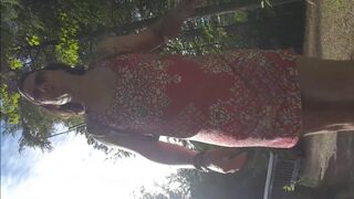 Crossdresser's Outdoor Adventure