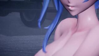 【MMD-R18】Pink Cat (Griseo)