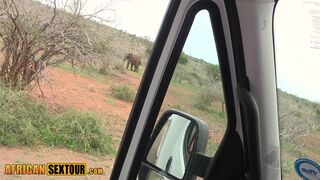 African enjoyed rough sex during safari