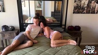 Passionate Couple Cums all over each Other