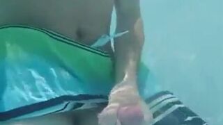 Public Pool Masturbation Caught on Tape