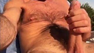 Daddy's Big Cock Outdoors