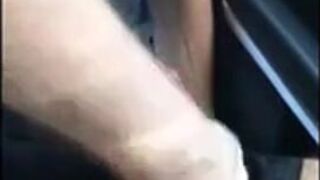 Powerman666's Big Cock Milked in His Car