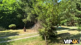 George Uhl fucked hard a young unfaithful wife in the bushes