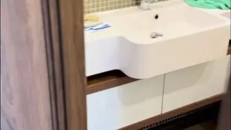 Premium GFs - Juicy Julia  Peeing In Bathroom And Showing Her Big Tits