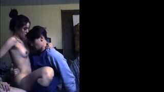 Boyfriend Trashes Parents Room and Fucks