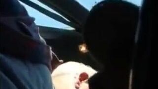 Blowjob in the Car with a Young Stud and an Older Gentleman