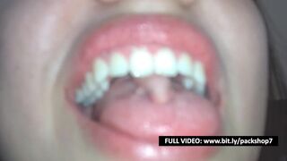 Evil woman chews on live rat puppies for pleasure - Vore Giantess