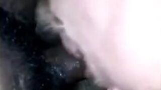 Amateur White Guy Sucks a Huge Black Cock