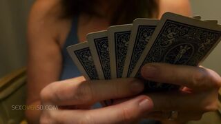 A Hot Milf Stepmom gets a lesson in cards and gives her stepson a lesson in sex.