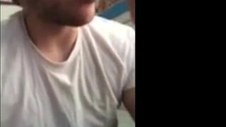 Skinny Amateur Hunk Sucks Cock