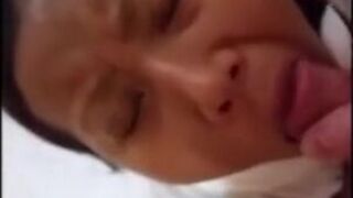 Asian MILF Amateur Blowjob with a Twist