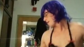 Foxy Femboy Teases and Dances