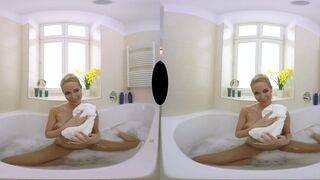 18 Year Old Blonde Masturbates in the Bathtub! Full Scene!