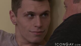 Very cute Troy Accola bends down to get pierced in the ass by Pierce Hartman