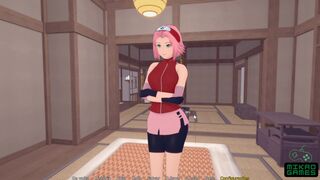 [Gameplay] Ganhei um boquete da Sakura e descobri que Hinata tem peitos Enormes - ...