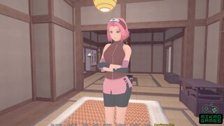 [Gameplay] Ganhei um boquete da Sakura e descobri que Hinata tem peitos Enormes - ...
