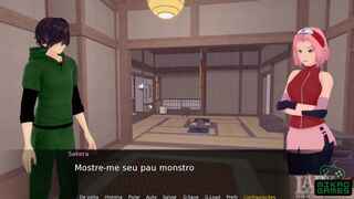 [Gameplay] Ganhei um boquete da Sakura e descobri que Hinata tem peitos Enormes - ...