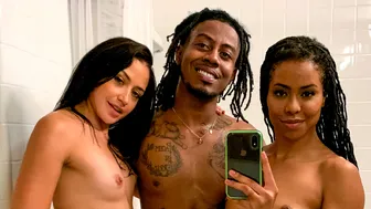 Blacked Raw - Beautiful Ladies Avi Love And Kira Noir VS Massive Black Pole