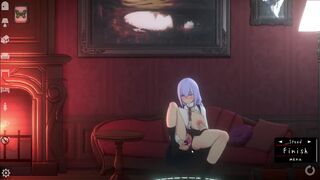 Top hentai NSFW 18+ game Doll room Sex on the sofa in the living room